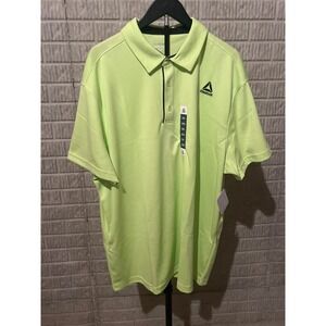 Reebok Men's Classic Golf Polo Shirt Bright Green 3XL 3EG Athletic